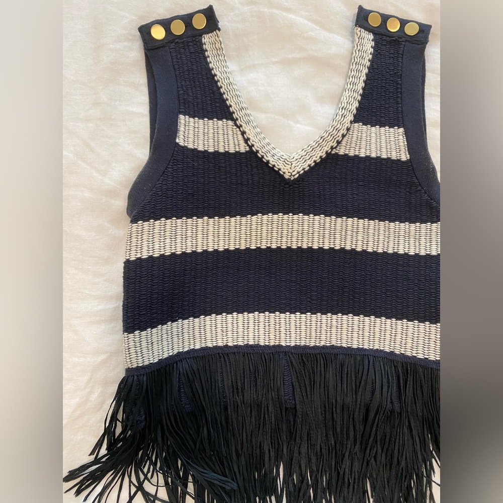Club Monaco knitted crop top